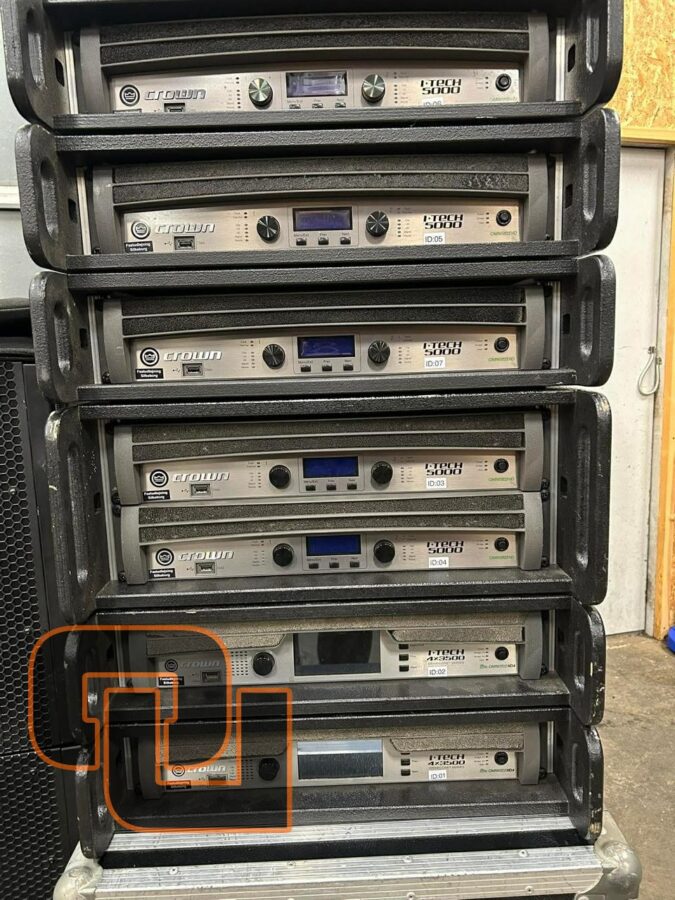 JBL VTX F15, S25 Package + Crown iTech - 2