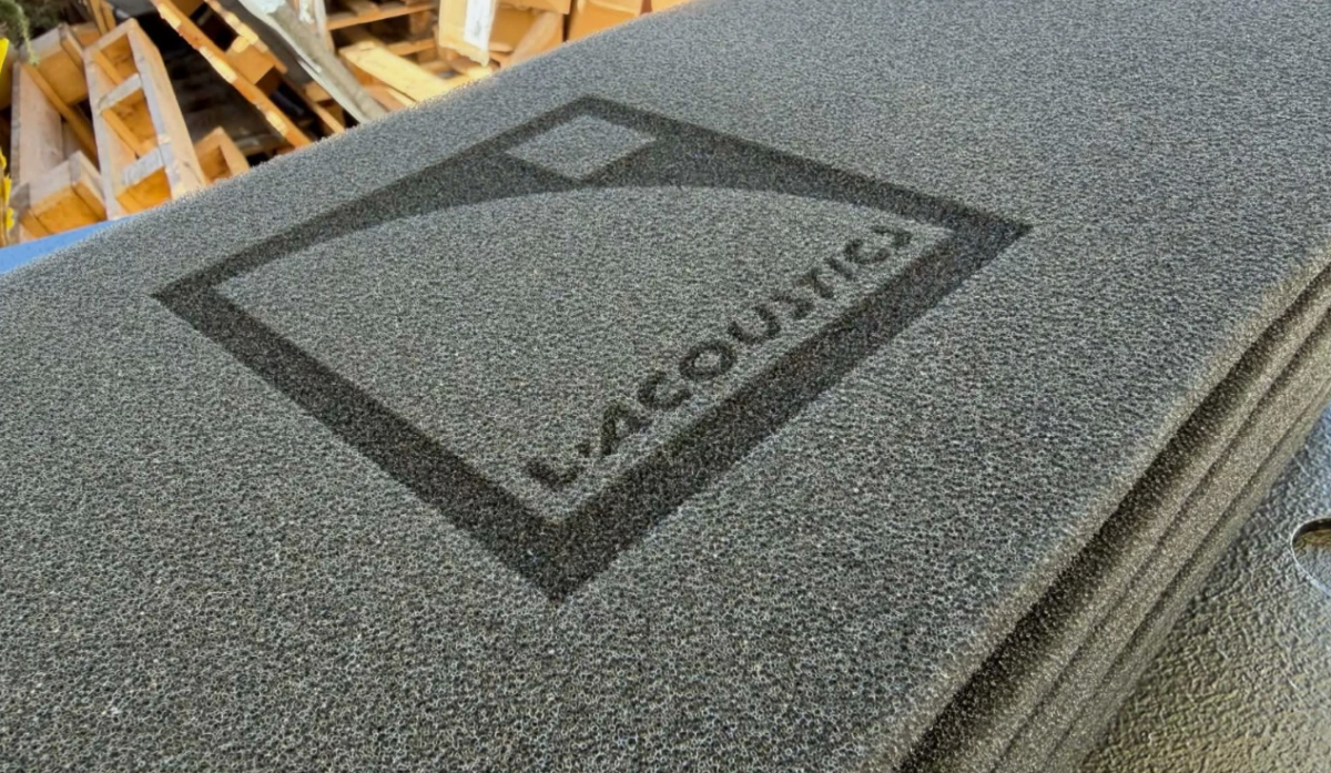 DV-DOSC Foams with L-Acoustics Logo